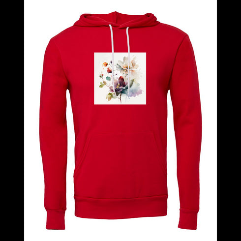Ink flower Bella canvas hoodie 3719