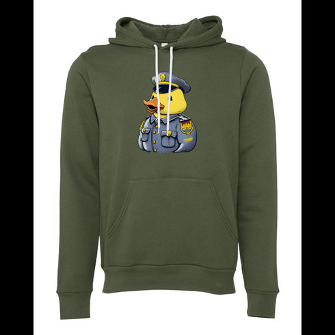 Police duck Bella canvas hoodie 3719