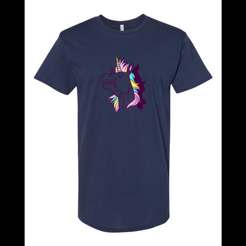 BELLA CANVAS MEN'S LONG BODY URBAN TEE 3006 Colorful Unicorn