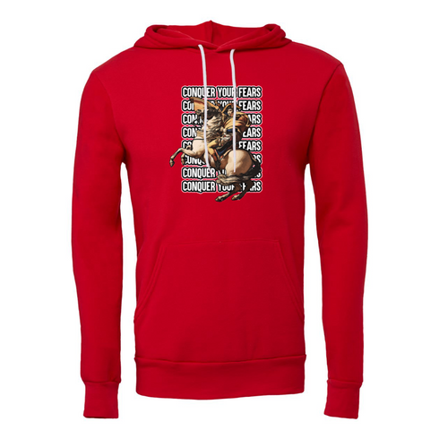 CONQUER YOUR FEARS Bella canvas hoodie 3719