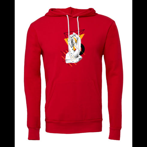 sculpture of hands Bella canvas hoodie 3719