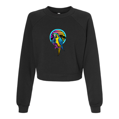 Colorful parrot Bella canvas hoodie 7505
