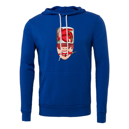 Cartoon chili peppers abstract painting Bella canvas hoodie 3719
