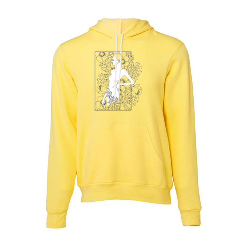 Black and white Bella canvas hoodie 3719