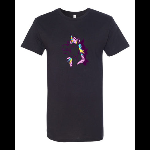 BELLA CANVAS MEN'S LONG BODY URBAN TEE 3006 Colorful Unicorn
