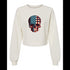 American Flag Skull and Bones Bella canvas hoodie 7505