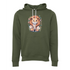 Cartoon lion Bella canvas hoodie 3719