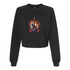 Flaming guitar Bella canvas hoodie 7505