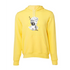 Black gold plaster head Bella canvas hoodie 3719