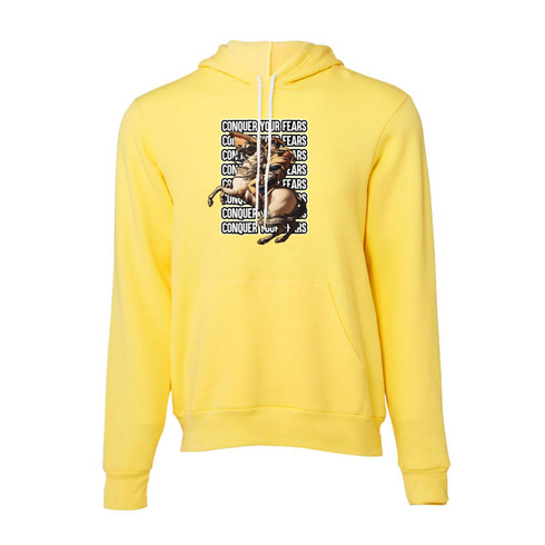CONQUER YOUR FEARS Bella canvas hoodie 3719