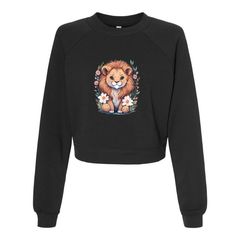Cartoon lion Bella canvas hoodie 7505