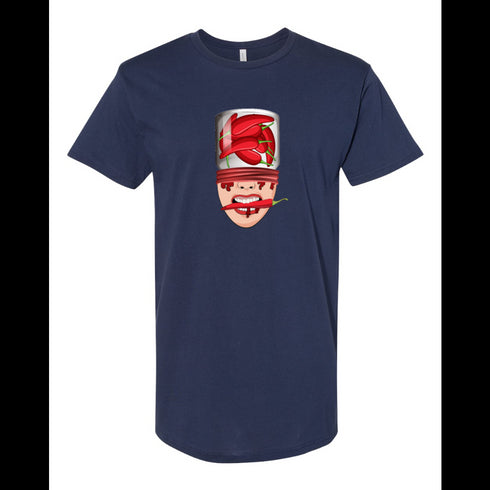 BELLA CANVAS MEN'S LONG BODY URBAN TEE 3006 Cartoon chili peppers abstract painting