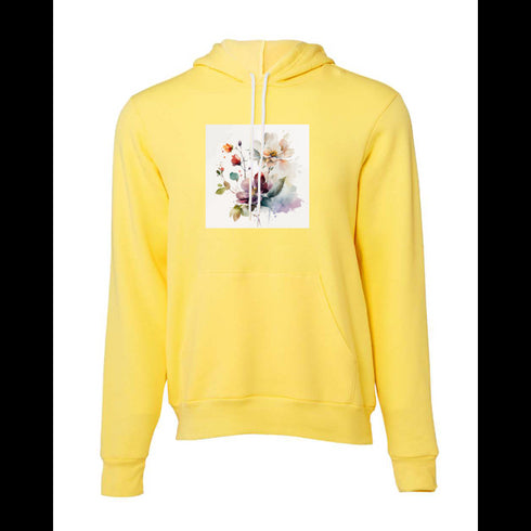 Ink flower Bella canvas hoodie 3719