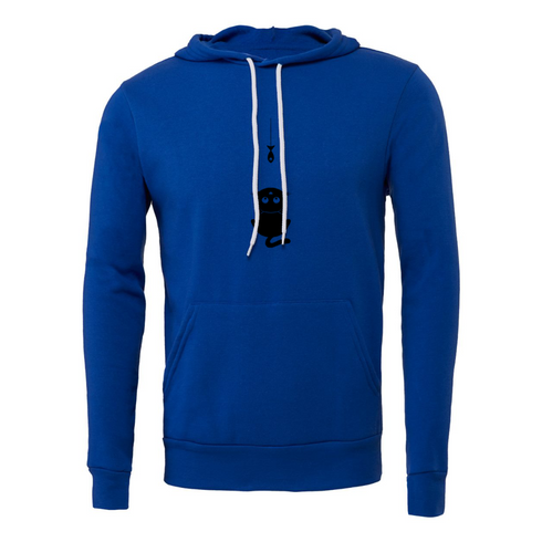 Cats eat fish Bella canvas hoodie 3719