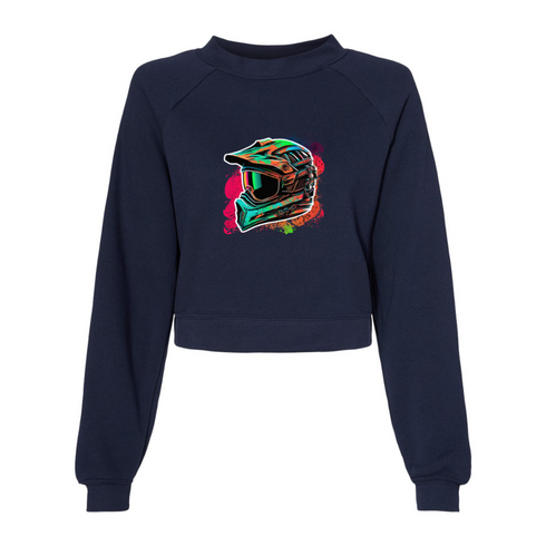 Motorcycle helmet Bella canvas hoodie 7505
