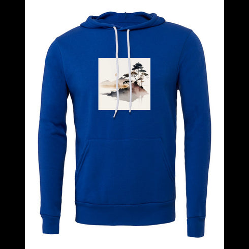 Landscape painting Bella canvas hoodie 3719