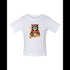 BELLA CANVAS BABY JERSEY TEE 3001B Humanoid Angry Cat Holding a Cup of Coffee.