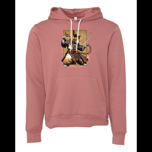 Kung Fu Samurai Cat Bella canvas hoodie 3719