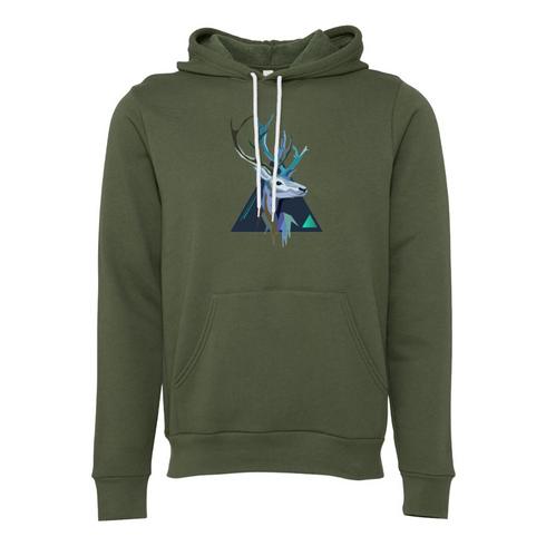 Reindeer Bella canvas hoodie 3719
