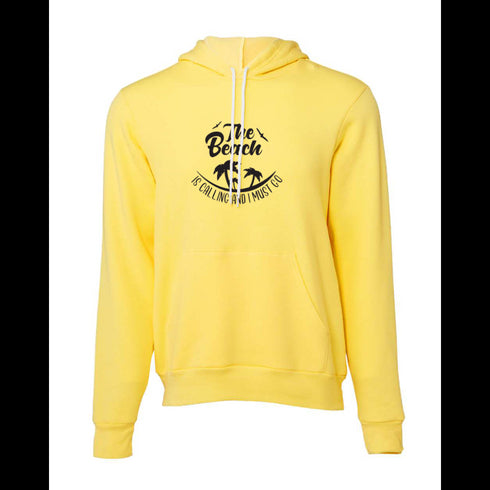 The Beach is Calling and I Must Go Bella canvas hoodie 3719
