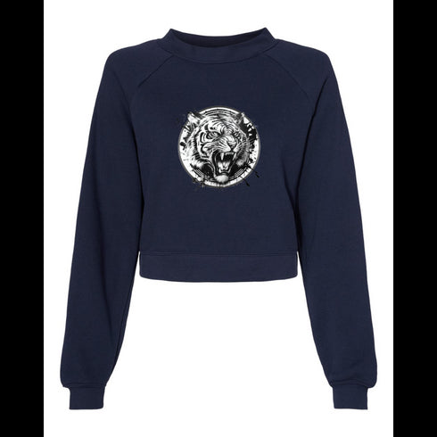 Black and White Tiger Bella canvas hoodie 7505