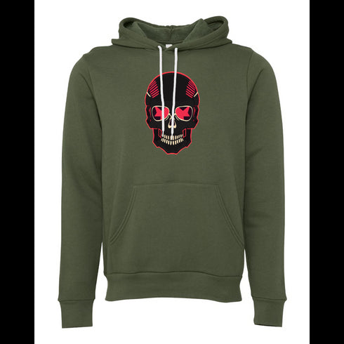 Punk skull Bella canvas hoodie 3719