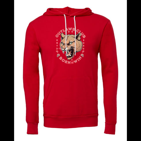 OUT LAWS CLUB BORN TO WIN Bella canvas hoodie 3719