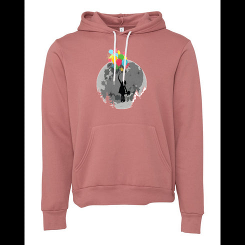 Floating Balloon Girl Bella canvas hoodie 3719