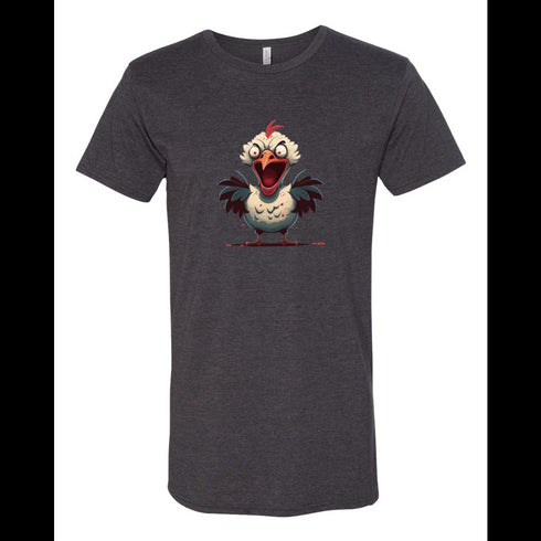 BELLA CANVAS MEN'S LONG BODY URBAN TEE 3006 Vampire Chicken