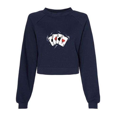 Playing card Bella canvas hoodie 7505