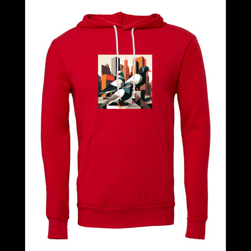 Pigeon Geometry Bella canvas hoodie 3719