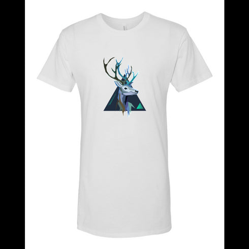 BELLA CANVAS MEN'S LONG BODY URBAN TEE 3006 Artistic Geometric Sika Deer