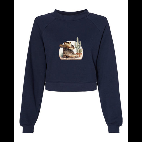 Cowboy style Bella canvas hoodie 7505