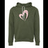 the road to my heart paved with paws Bella canvas hoodie 3719