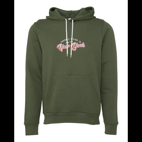 PROUDLY LIVING IN NEW YOUK Bella canvas hoodie 3719