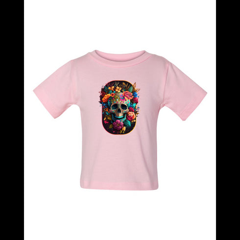 BELLA CANVAS BABY JERSEY TEE 3001B Skeleton Love and Flowers . Days Gone By