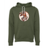 Dinosaur Gentleman Bella canvas hoodie 3719