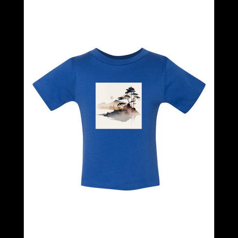 BELLA CANVAS BABY JERSEY TEE 3001B Calming Island Water