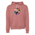 Colorful Flower Samurai Head Bella canvas hoodie 3719