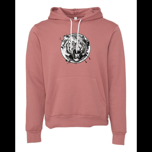 Tiger head symbol Bella canvas hoodie 3719