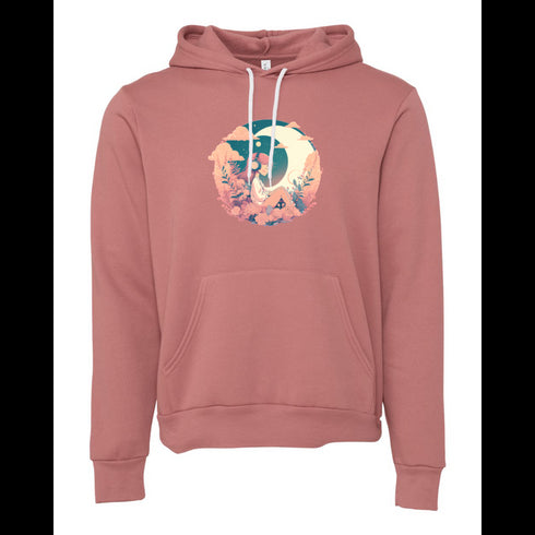 The Girl in the Moonlight Bella canvas hoodie 3719