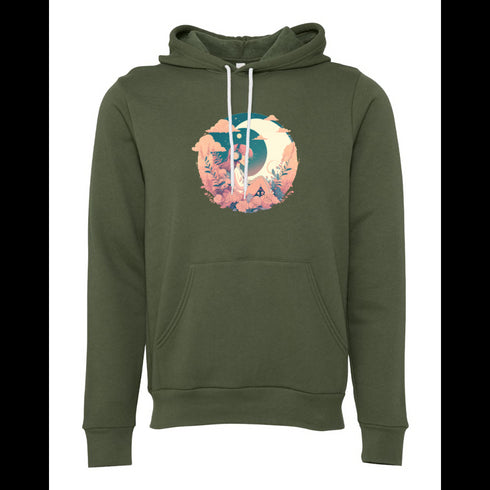 The Girl in the Moonlight Bella canvas hoodie 3719