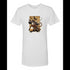 BELLA CANVAS MEN'S LONG BODY URBAN TEE 3006 Kung Fu Samurai Cat