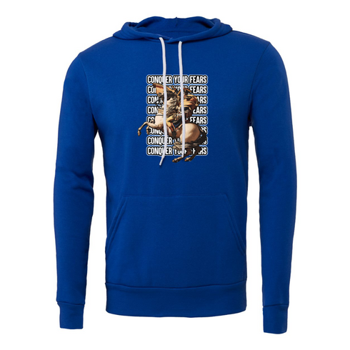 CONQUER YOUR FEARS Bella canvas hoodie 3719