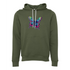 Colorful butterflies Bella canvas hoodie 3719