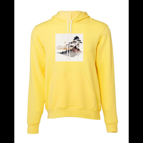 Landscape painting Bella canvas hoodie 3719