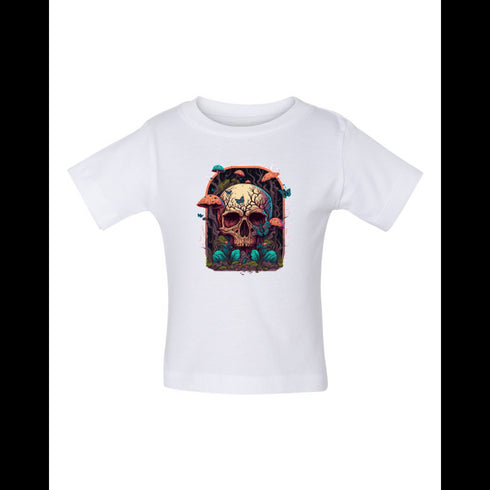 BELLA CANVAS BABY JERSEY TEE 3001B Colorful Horror Mushrooms Growing Everywhere