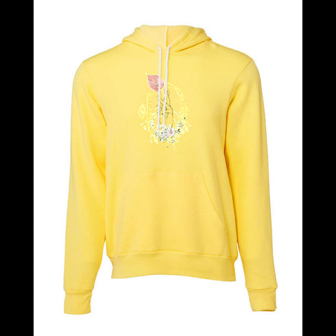 Flowers in the hand Bella canvas hoodie 3719