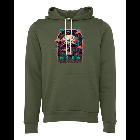Skeleton Love and Flowers . Days Gone By Bella canvas hoodie 3719