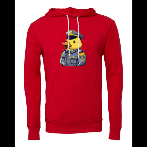 Police duck Bella canvas hoodie 3719